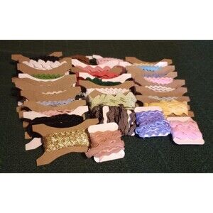 Rick Rack Ribbon | Various Lengths Colors Width Scrapbooking Junk Journal Crafts